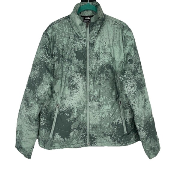 The North Face Jacket Green Tamburello Light Puffer Hike Water Tie Dye 508726 - Picture 1 of 13